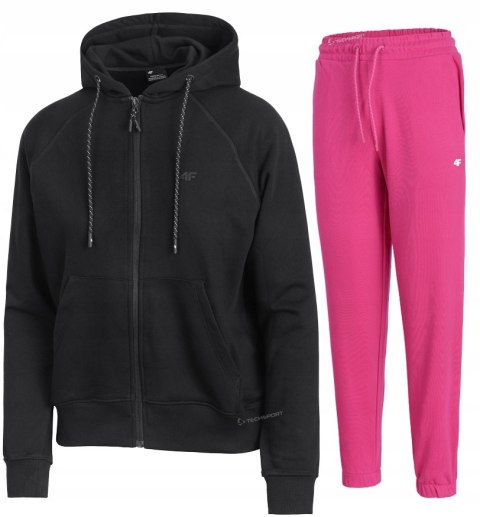 4F DAMSKI DRES BAWEŁNA KOMPLET BLUZA ROZPINANA SPODNIE / rozm XXL
