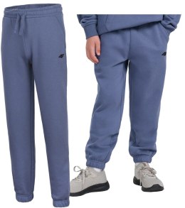 4F CHŁOPIĘCE SPODNIE DRESOWE DRESY BAWEŁNA JOGGERY / rozm 164