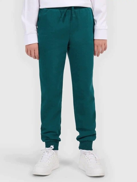 4F CHŁOPIĘCE SPODNIE DRESOWE DRESY BAWEŁNA JOGGERY / rozm 134