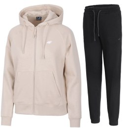 4F DAMSKI DRES BAWEŁNA KOMPLET BLUZA ROZPINANA SPODNIE / rozm L