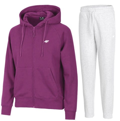 4F DAMSKI DRES BAWEŁNA KOMPLET BLUZA ROZPINANA SPODNIE / rozm M