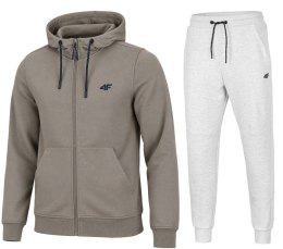 4F MĘSKI DRES BAWEŁNA KOMPLET BLUZA ROZPINANA SPODNIE / rozm XXL