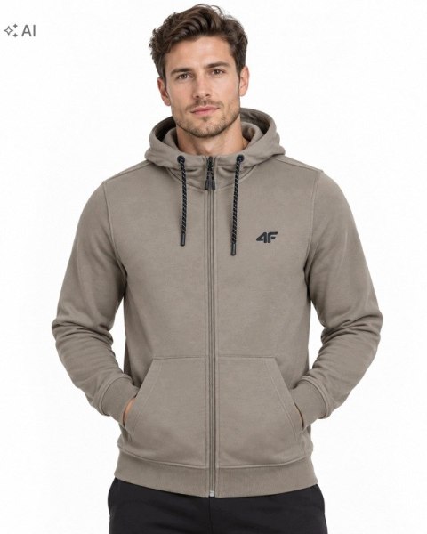 4F MĘSKI DRES BAWEŁNA KOMPLET BLUZA ROZPINANA SPODNIE / rozm XXL