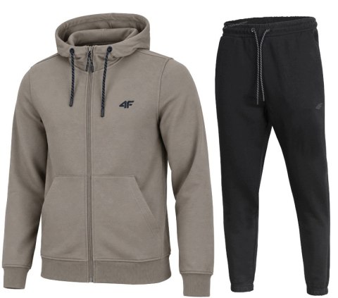 4F MĘSKI DRES BAWEŁNA KOMPLET BLUZA ROZPINANA SPODNIE / rozm XXL