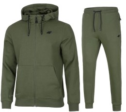 4F MĘSKI DRES BAWEŁNA KOMPLET BLUZA ROZPINANA SPODNIE / rozm XL