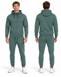 4F MĘSKI DRES BAWEŁNA KOMPLET BLUZA ROZPINANA SPODNIE / rozm L