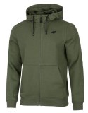 4F MĘSKI DRES BAWEŁNA KOMPLET BLUZA ROZPINANA SPODNIE / rozm L