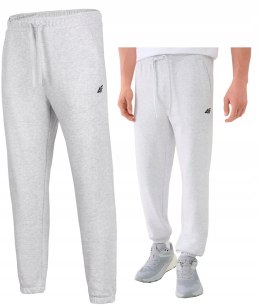 4F MĘSKIE SPODNIE DRESOWE DRESY JOGGERY BAWEŁNA / rozm L