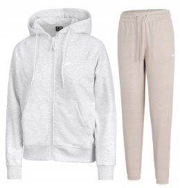 4F DAMSKI DRES BAWEŁNA KOMPLET BLUZA ROZPINANA SPODNIE / rozm S