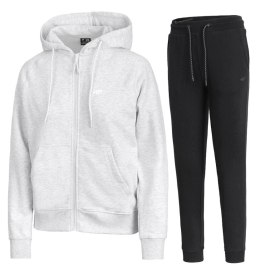 4F DAMSKI DRES BAWEŁNA KOMPLET BLUZA ROZPINANA SPODNIE / rozm S