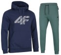 4F MĘSKI DRES BAWEŁNA KOMPLET BLUZA KANGURKA SPODNIE / rozm M