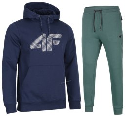 4F MĘSKI DRES BAWEŁNA KOMPLET BLUZA KANGURKA SPODNIE / rozm M