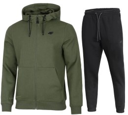 4F MĘSKI DRES BAWEŁNA KOMPLET BLUZA ROZPINANA SPODNIE / rozm XL