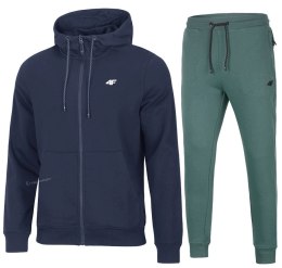 4F MĘSKI DRES BAWEŁNA KOMPLET BLUZA ROZPINANA SPODNIE / rozm M