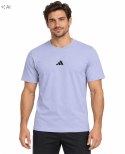 ADIDAS KLASYCZNA MĘSKA KOSZULKA T-SHIRT BASIC 100% BAWEŁNA Z HAFTEM / 3XL