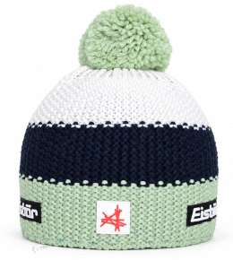 CIEPŁA CZAPKA ZIMOWA Z WEŁNY MERINO EISBAR STAR POMPON ANTYALERGICZNA
