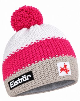 CIEPŁA CZAPKA ZIMOWA Z WEŁNY MERINO EISBAR STAR POMPON ANTYALERGICZNA