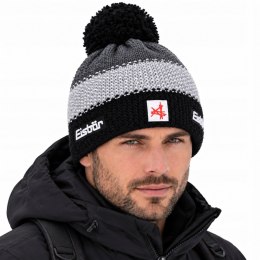 EISBAR STAR POMPON CIEPŁA CZAPKA ZIMOWA Z WEŁNY MERINO KOLEKCJA 2026/27
