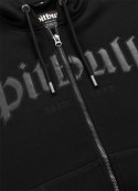 PITBULL GRUBA MĘSKA BLUZA ROZPINANA Z KAPTUREM CZARNA 450g/m2 roz. L
