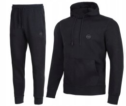 ZESTAW DRESOWY MĘSKI PITBULL BLUZA Z KAPTUREM SPODNIE CZARNY / 3XL