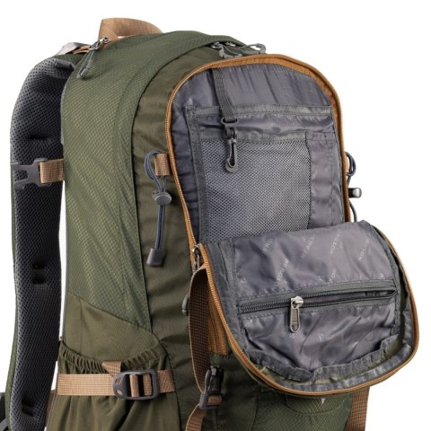 PLECAK TREKKINGOWY SPORTOWY BERGSON OTTERDAL 28L WYPINANY STELAŻ | ZIELONY