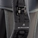 PLECAK GÓRSKI BERGSON OLDEN 40L CZARNY Z POKROWCEM | WENTYLACJA PLECÓW