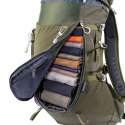 PLECAK TREKKINGOWY BERGSON LOEN 35L ODDYCHAJĄCY Z POKROWCEM ZIELONY