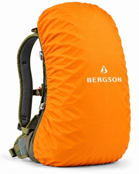 PLECAK TREKKINGOWY BERGSON LOEN 35L ODDYCHAJĄCY Z POKROWCEM ZIELONY