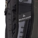 PLECAK TREKKINGOWY Z POKROWCEM BERGSON INNVIK 28L CZARNY WENTYLOWANE PLECY
