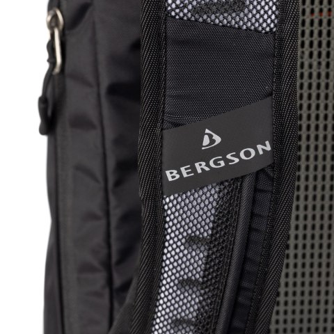 PLECAK TREKKINGOWY Z POKROWCEM BERGSON INNVIK 28L CZARNY WENTYLOWANE PLECY