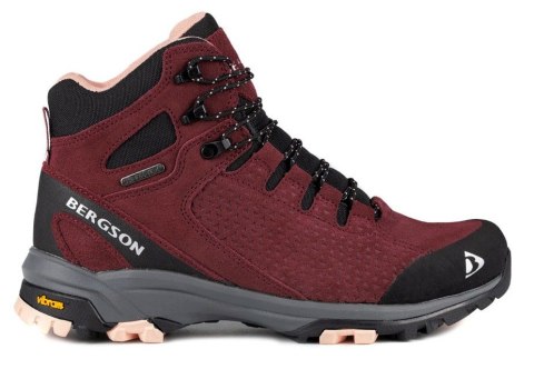 BERGSON DAMSKIE BUTY TREKKINGOWE BETTE MID Z MEMBRANĄ ŻŁOBIONA PODESZWA 42