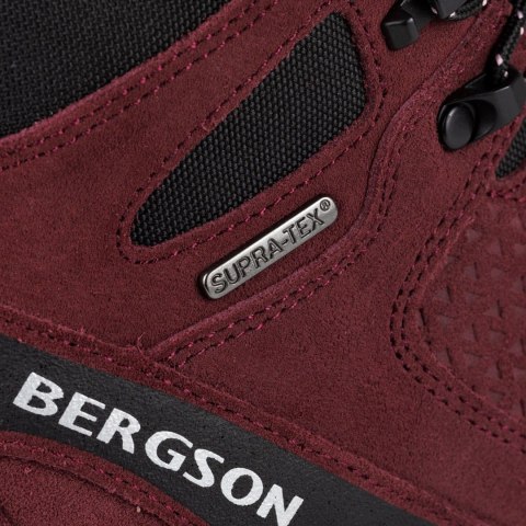 BERGSON DAMSKIE BUTY TREKKINGOWE BETTE MID Z MEMBRANĄ ŻŁOBIONA PODESZWA 42