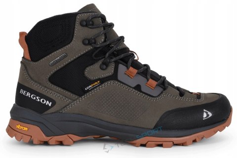 BERGSON MOKO MID - WYGODNE WYSOKIE MĘSKIE BUTY TREKKINGOWE WODOODPORNE 42