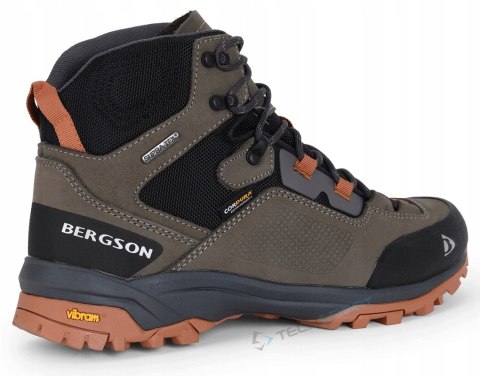 BERGSON MOKO MID - WYGODNE WYSOKIE MĘSKIE BUTY TREKKINGOWE WODOODPORNE 42