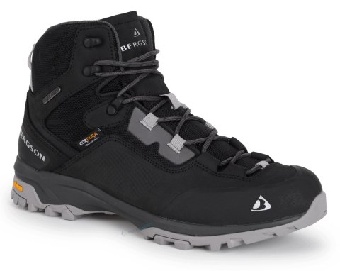 BERGSON MOKO MID - WYGODNE WYSOKIE MĘSKIE BUTY TREKKINGOWE WODOODPORNE 44