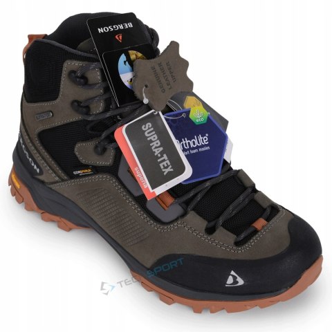 BERGSON MOKO MID - WYGODNE WYSOKIE MĘSKIE BUTY TREKKINGOWE WODOODPORNE 44