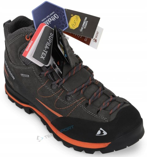 BERGSON TAHAT MID - WYGODNE WYSOKIE MĘSKIE BUTY TREKKINGOWE WODOODPORNE 41