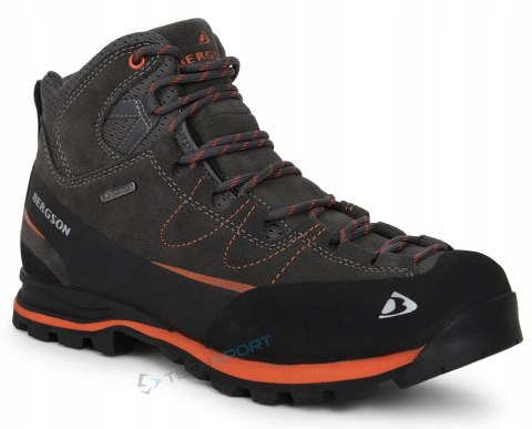 BERGSON TAHAT MID - WYGODNE WYSOKIE MĘSKIE BUTY TREKKINGOWE WODOODPORNE 43