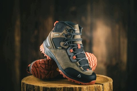 WYGODNE WZMACNIANE MĘSKIE BUTY TREKKINGOWE Z MEMBRANĄ BERGSON MOKO MID 41