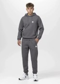 PITBULL DRES MĘSKI ZESTAW BLUZA Z KAPTUREM SPODNIE BAWEŁNA GRAFITOWE XL