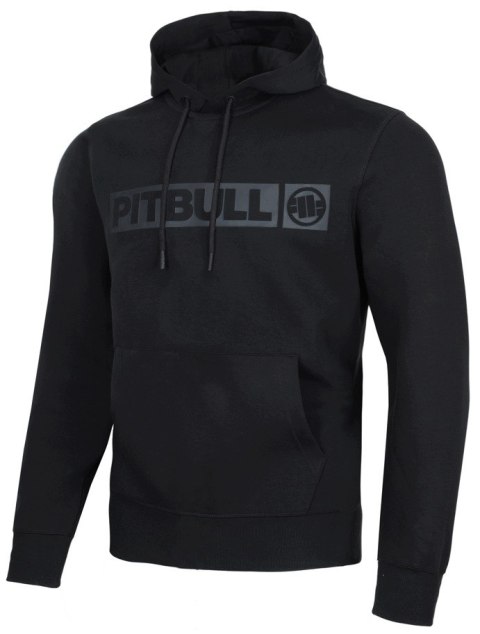 PITBULL MĘSKA BLUZA DRESOWA Z KAPTUREM KANGURKA Z NADRUKIEM CZARNA roz. 3XL