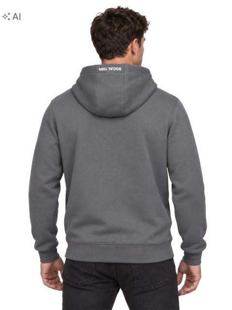 PITBULL MĘSKA BLUZA DRESOWA Z KAPTUREM REGULAR FIT KANGURKA DUŻE LOGO 3XL