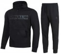 PITBULL MĘSKI DRES ZESTAW BLUZA Z KAPTUREM KANGURKA SPODNIE CZARNY M