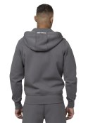 PITBULL MĘSKI DRES ZESTAW BLUZA Z KAPTUREM ROZPINANA SPODNIE GRAFITOWY 3XL