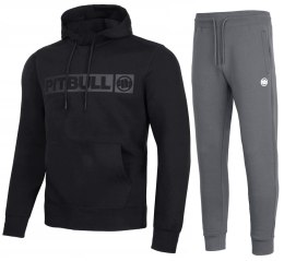 PITBULL ZESTAW DRESOWY MĘSKI BLUZA Z KAPTUREM + SPODNIE JOGGERY BAWEŁNA L