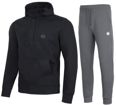 PITBULL ZESTAW DRESOWY MĘSKI BLUZA Z KAPTUREM + SPODNIE JOGGERY BAWEŁNA XL