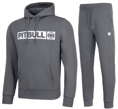 PITBULL ZESTAW DRESOWY MĘSKI BLUZA Z KAPTUREM + SPODNIE JOGGERY BAWEŁNA M