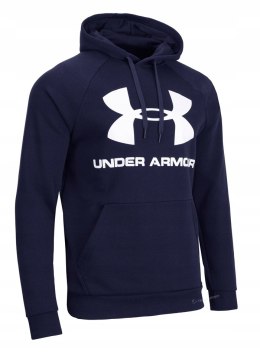 UNDER ARMOUR MĘSKA BLUZA Z KAPTUREM BAWEŁNA / L