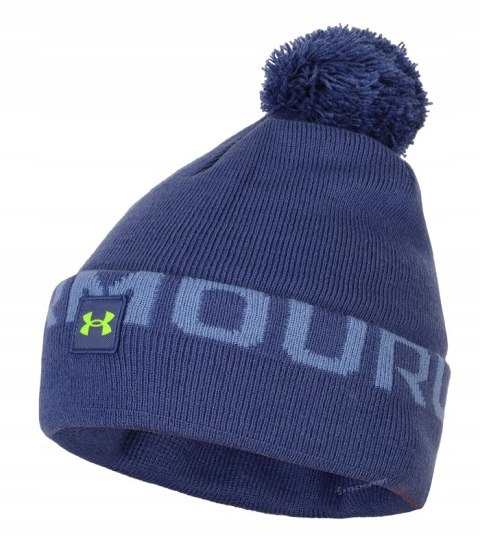 UNDER ARMOUR CZAPKA ZIMOWA OCIEPLANA Z POMPONEM