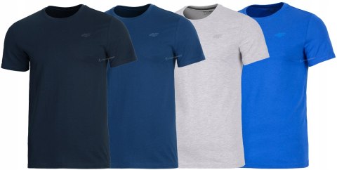 4F ZESTAW 4szt. MĘSKA KOSZULKA T-SHIRT / rozm L